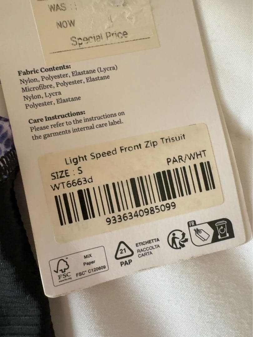 新品　2XU レディース ライトスピード トライスーツトライアスロンウエア