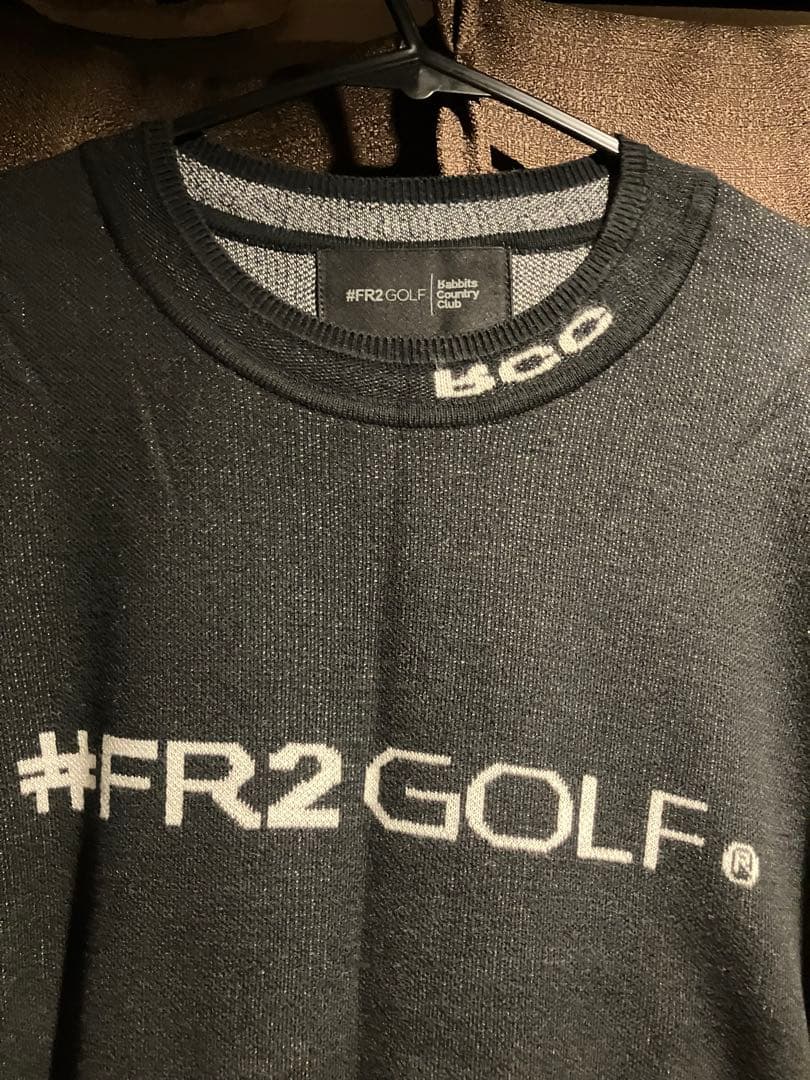 FR2GOLF 半袖ニット XLサイズ ブラック