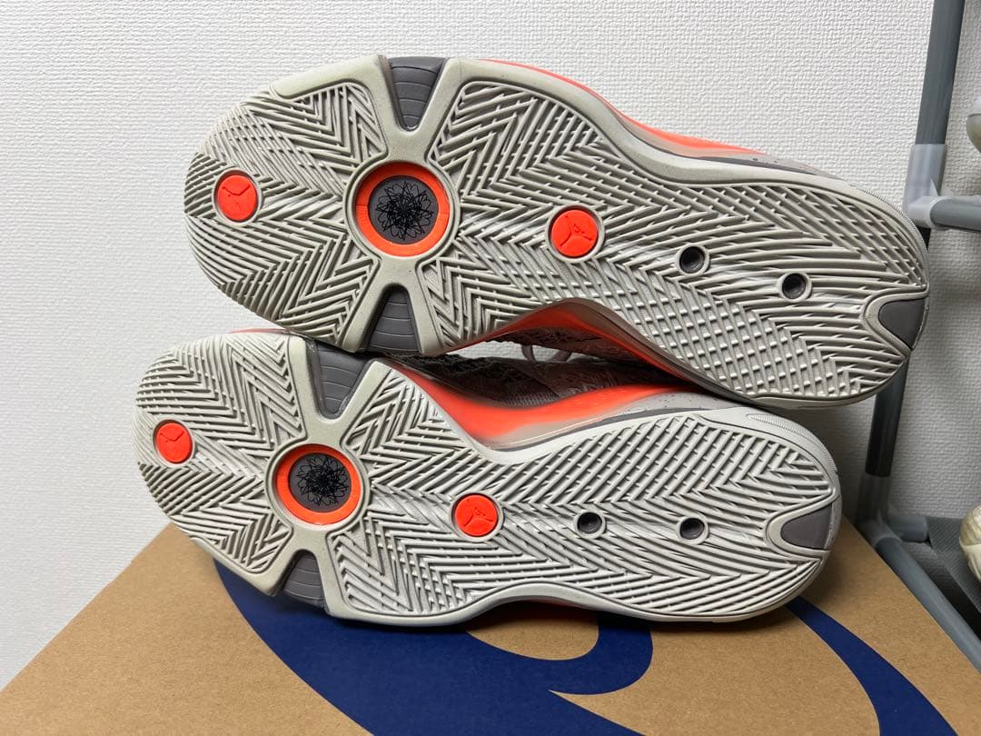 NIKE Air Jordan 38 Low オレンジ/グレー 28cm