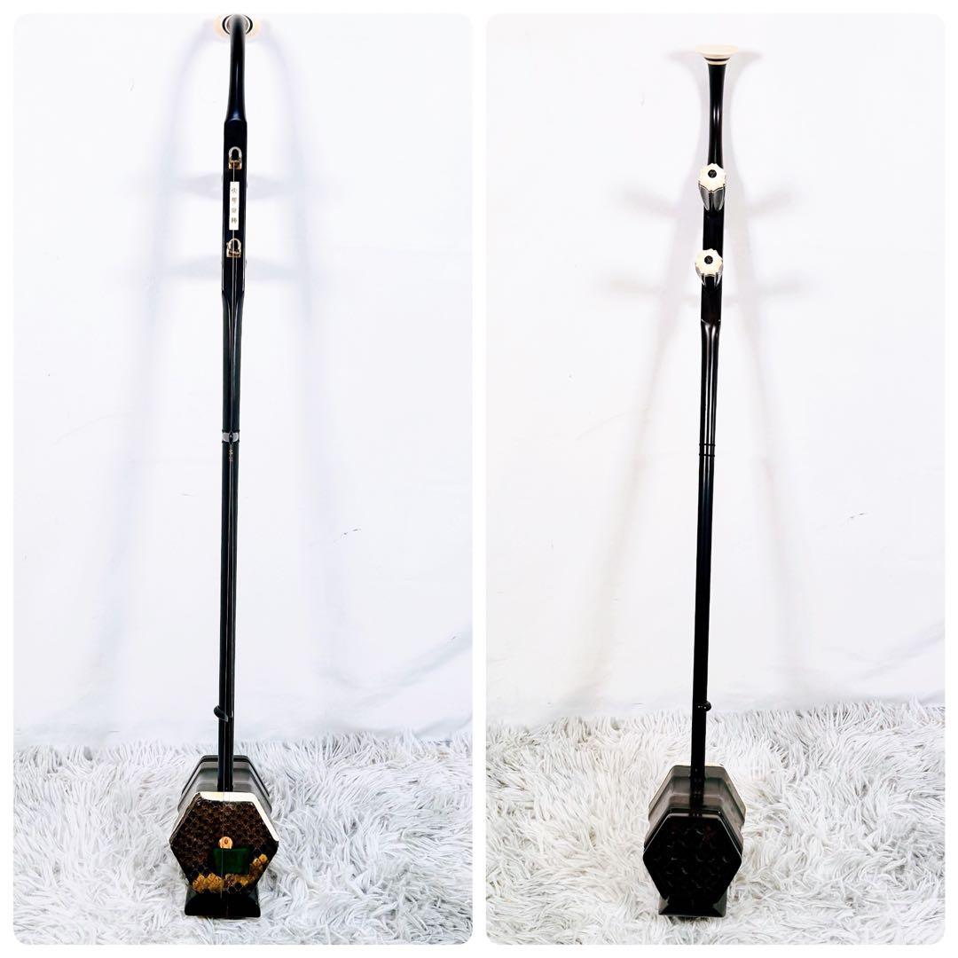 【希少】高級二胡　天華楽器　天華之韻　黒檀六角形　黒壇