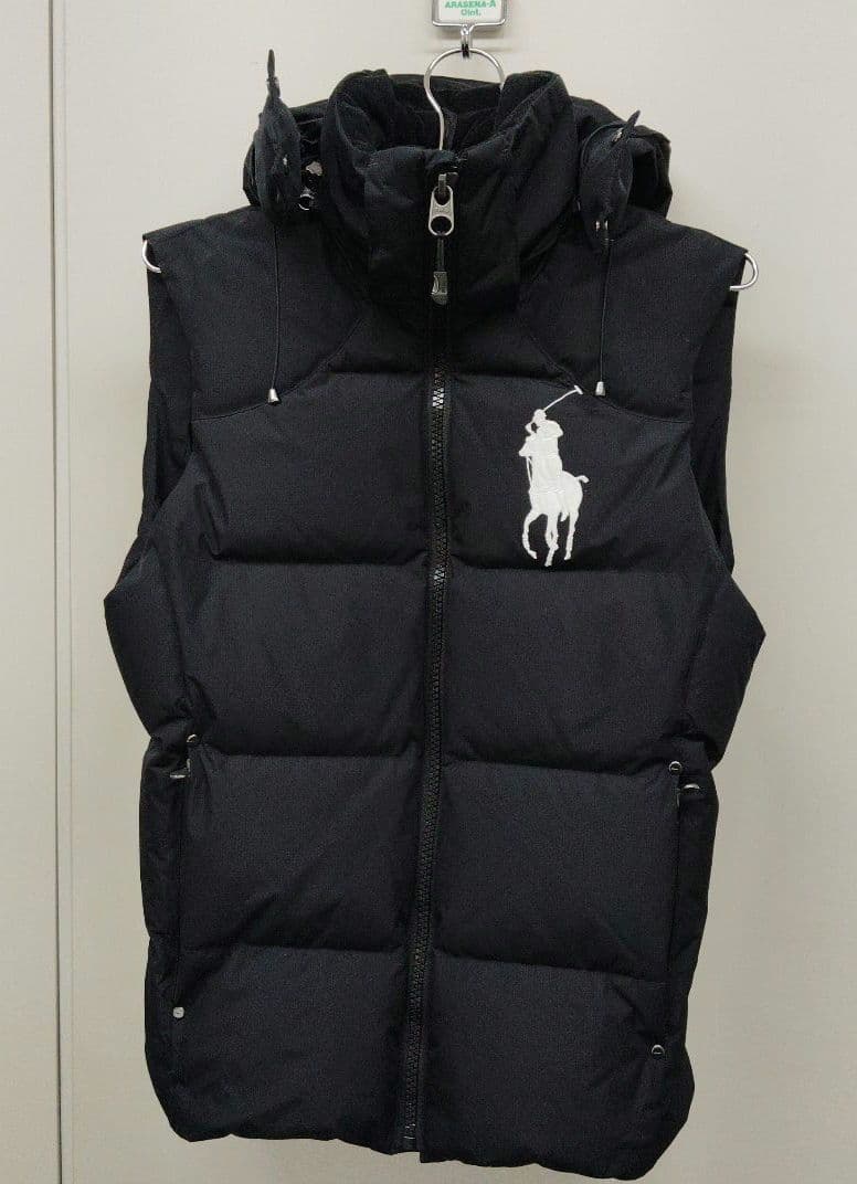 POLO RALPH LAUREN ビッグポニー ダウンベスト ブラック