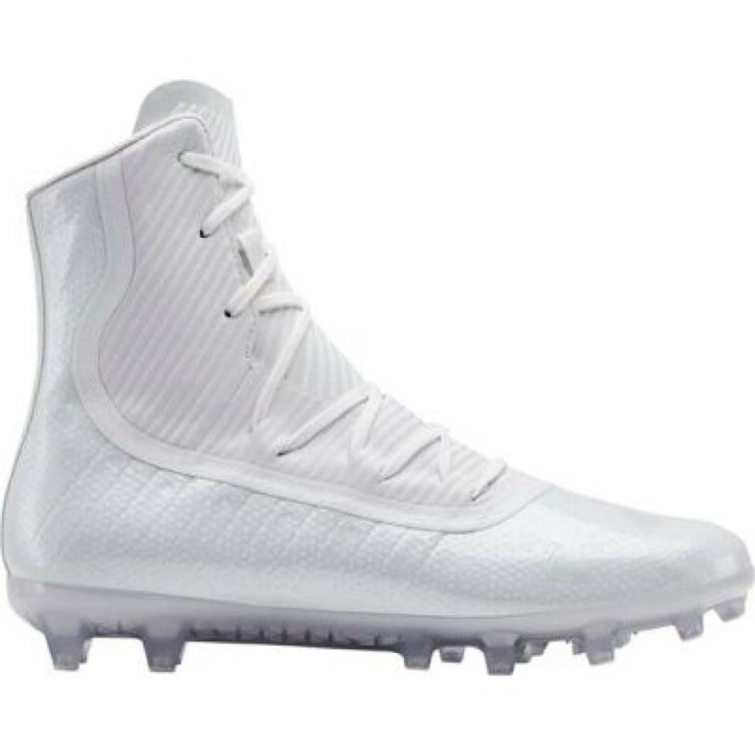 Under Armour ホワイト スパイク ハイカット