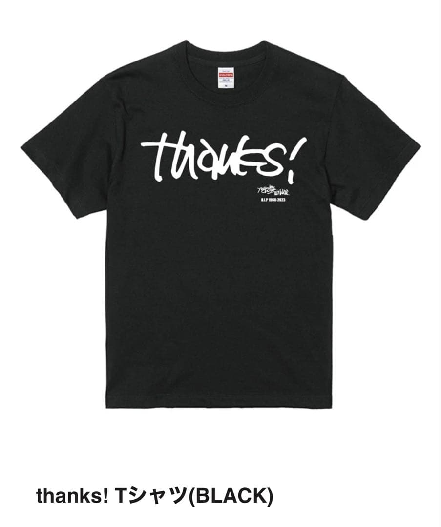 【美品】チバユウスケthanks！TシャツＬサイズ クリアファイル付き