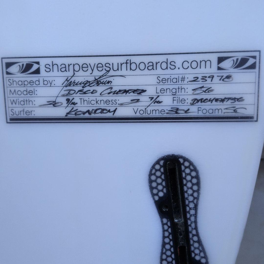 シャープアイサーフボード　ディスコチーター　EPS