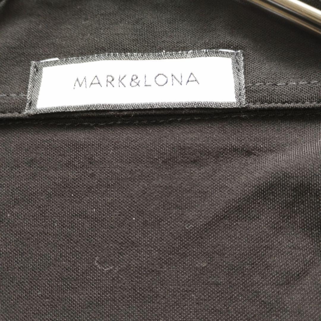 MARK&LONA ハーフジップ バックデザインシャツ XL　大きいサイズ　黒