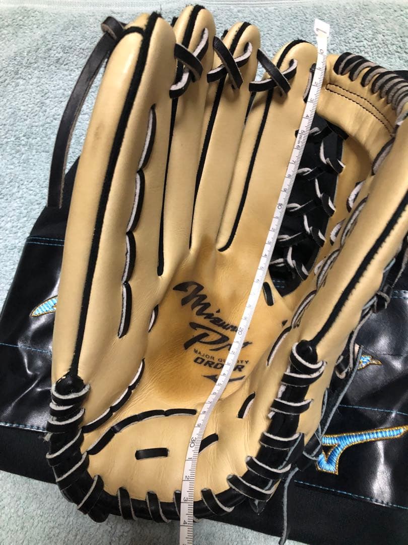 【新品】ダイバーシティブルー ミズノプロ 外野手 軟式 耕作印 左
