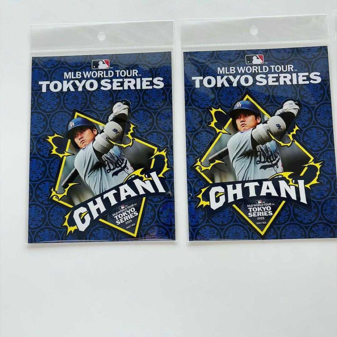 大谷翔平 2025年東京シリーズ タオル＆ステッカー６点セット