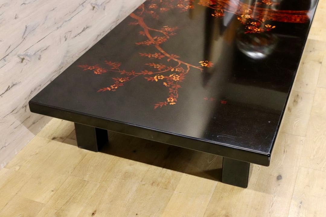 GMHS306○伝統工芸士 西岡寛治作 座卓 センターテーブル ローテーブル 和