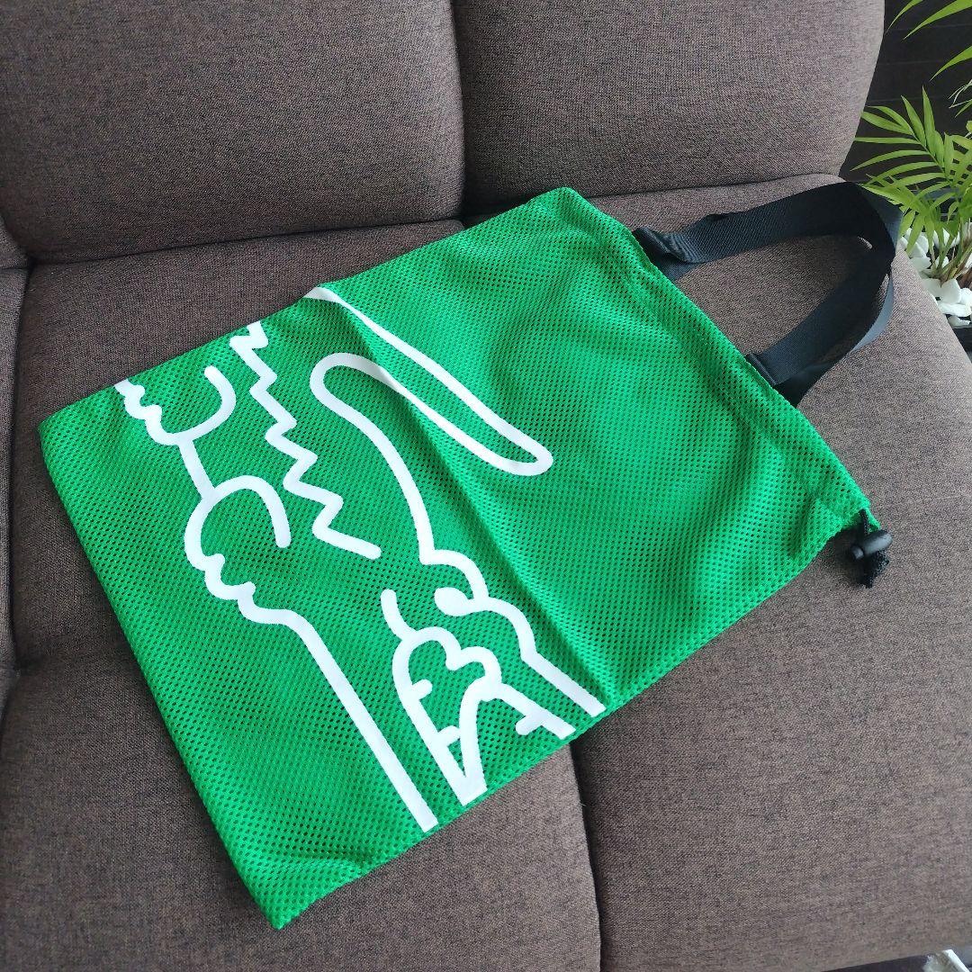 【非売品】LACOSTE　タオル付きゴルフボールギフトとメッシュ巾着袋のセット