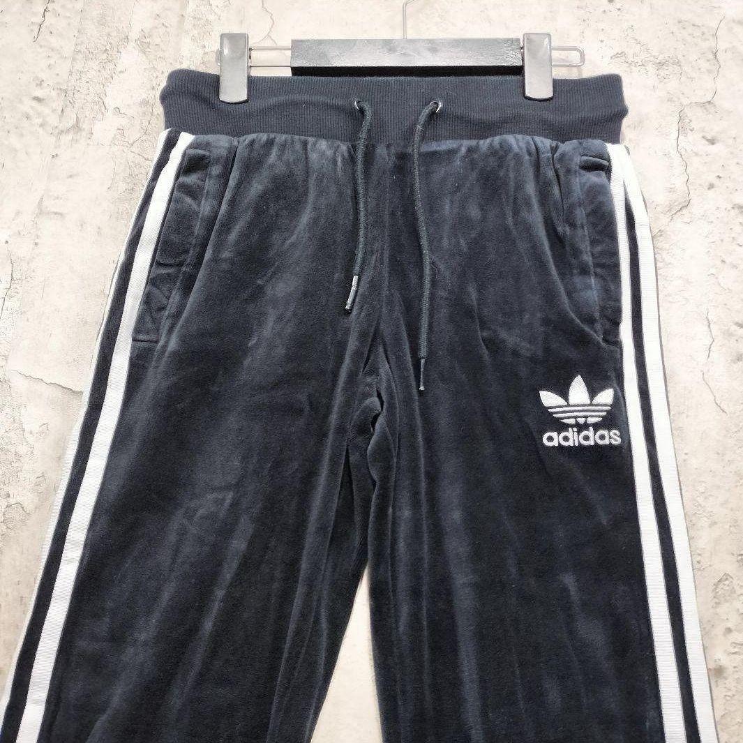 ★【人気】アディダス　トラックパンツ　ジャージ　ベロア　レディース　S