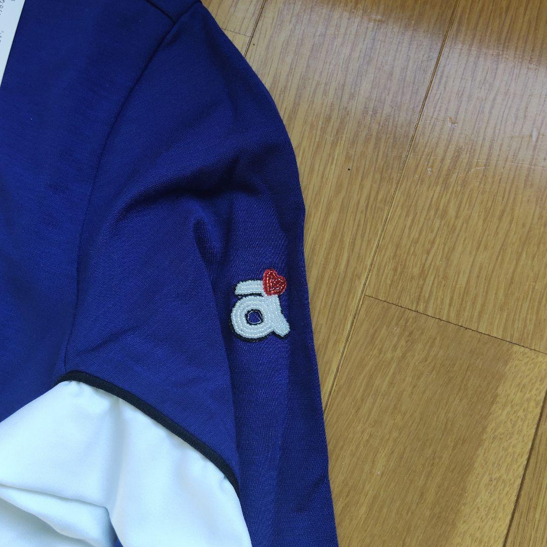 新品　archivio レディース ポロシャツ ネイビー