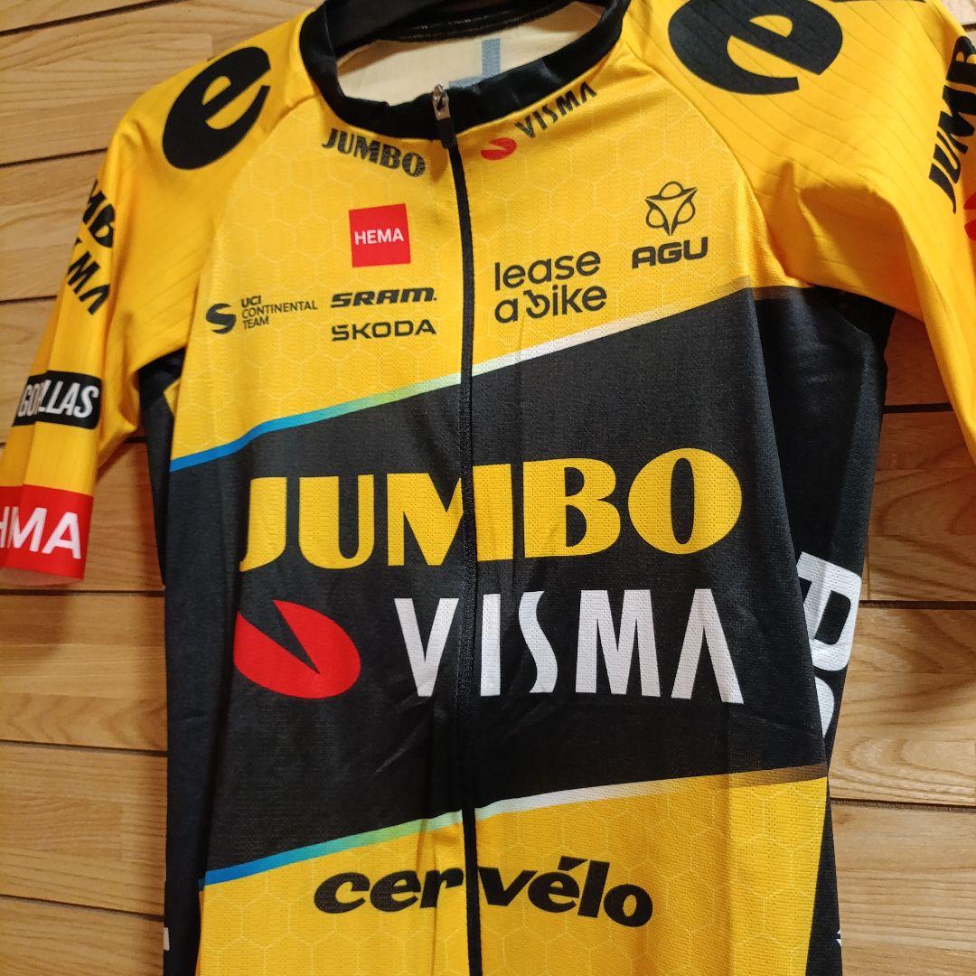 (*き様 支給品　Jumbo visma　サイクルジャージ　AGU　ユンボヴィス