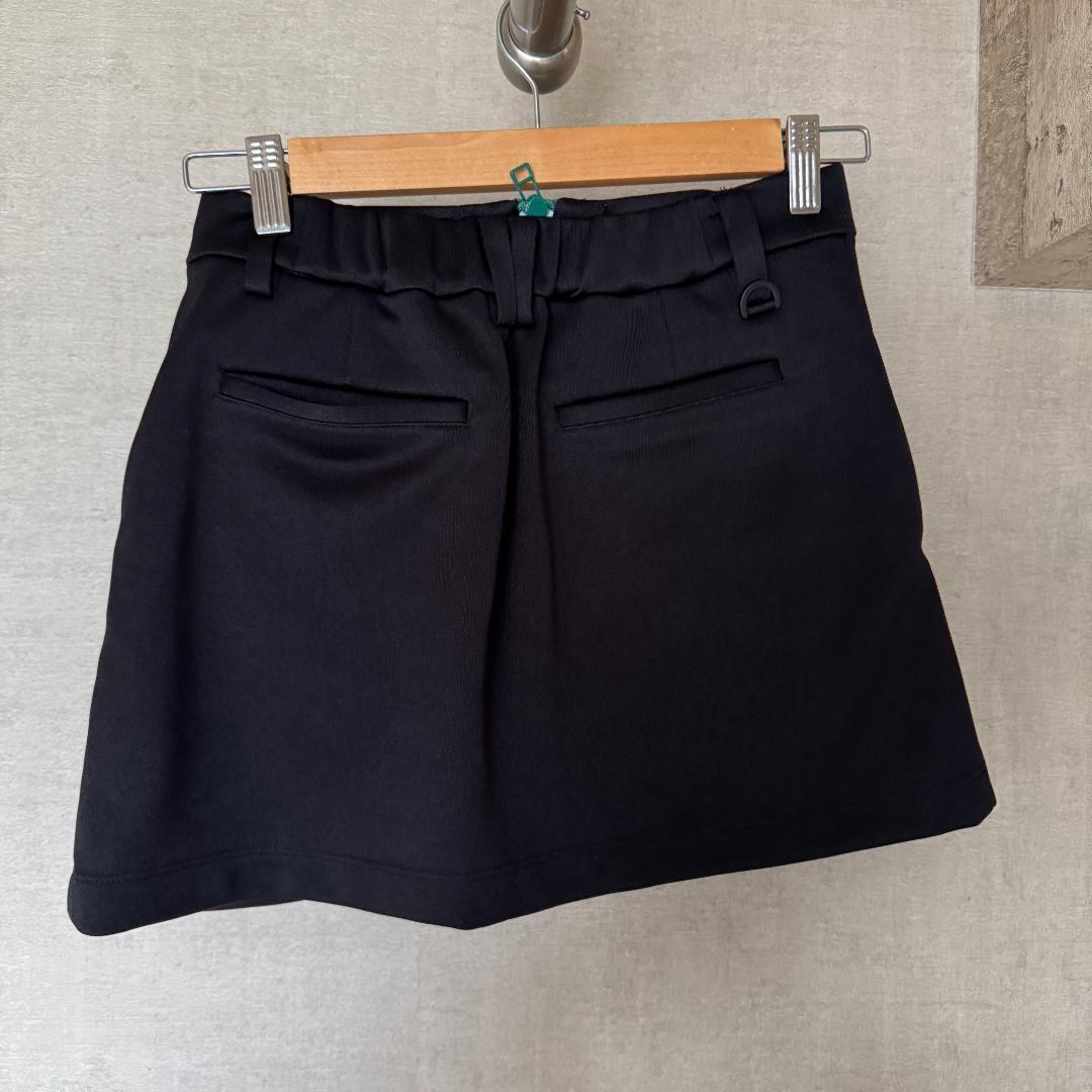 【中古】NBB WEEKEND ゴルフ スカート ブラック サイズ1