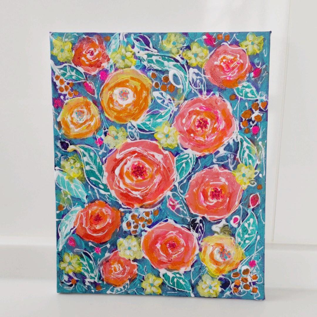 ☆抽象画、現代絵画、モダンアート、インテリア絵画、アクリル絵画