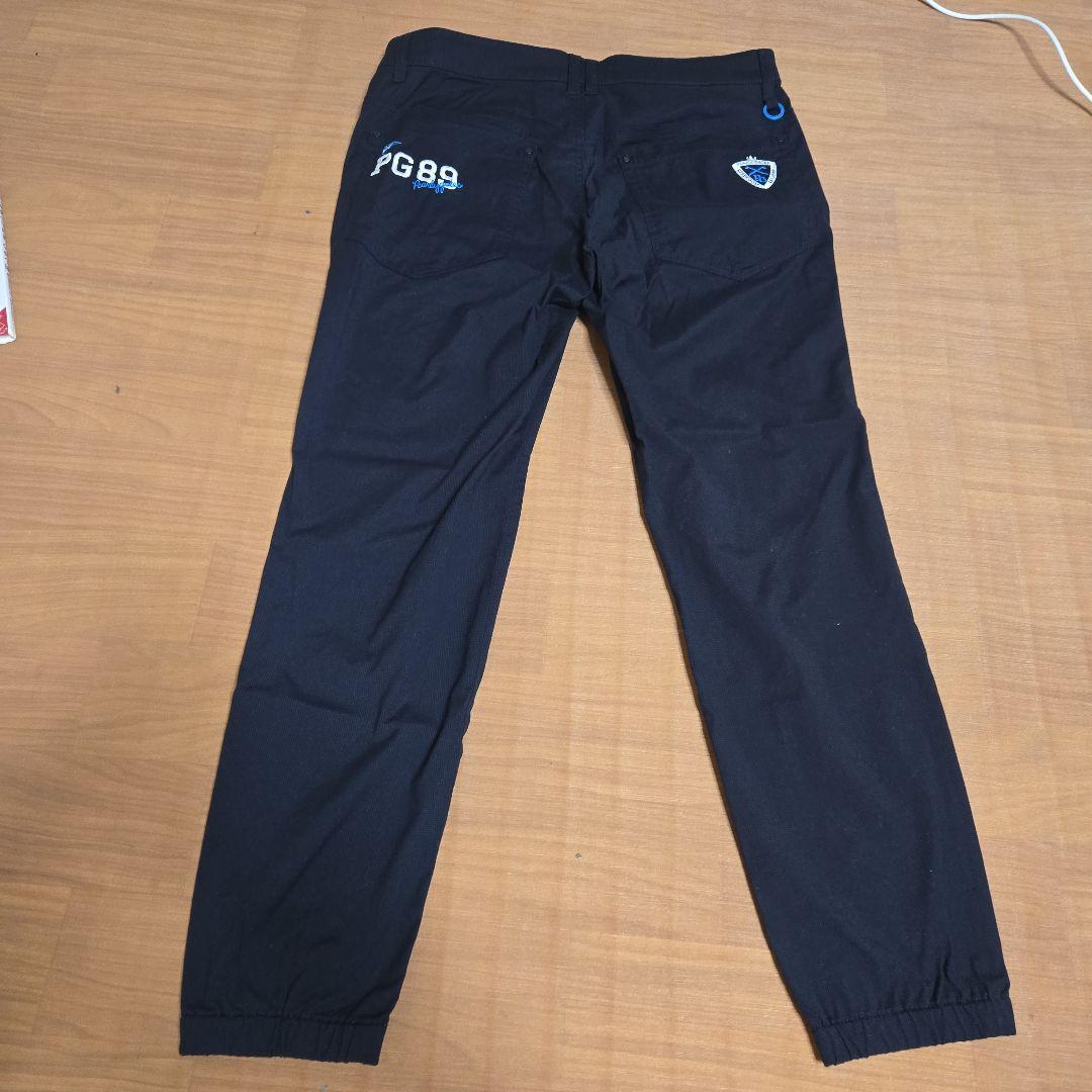 【美品】PG89 ゴルフ　ネイビー　スリムフィットパンツ　ジョガータイプ