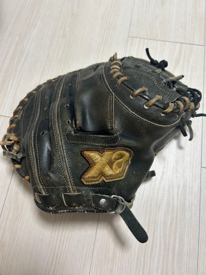 ザナックス 硬式キャッチャーミットグローブ 黒