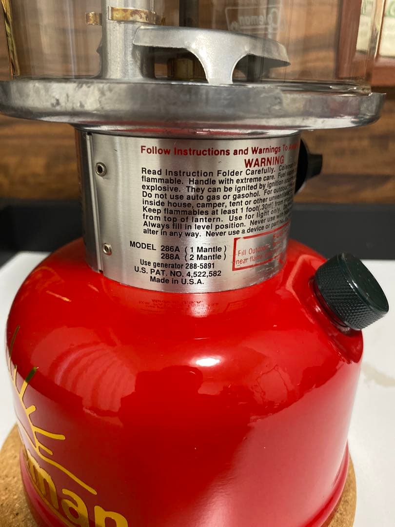 【美品】Coleman コールマン ランタン288 カスタム　94年8月製