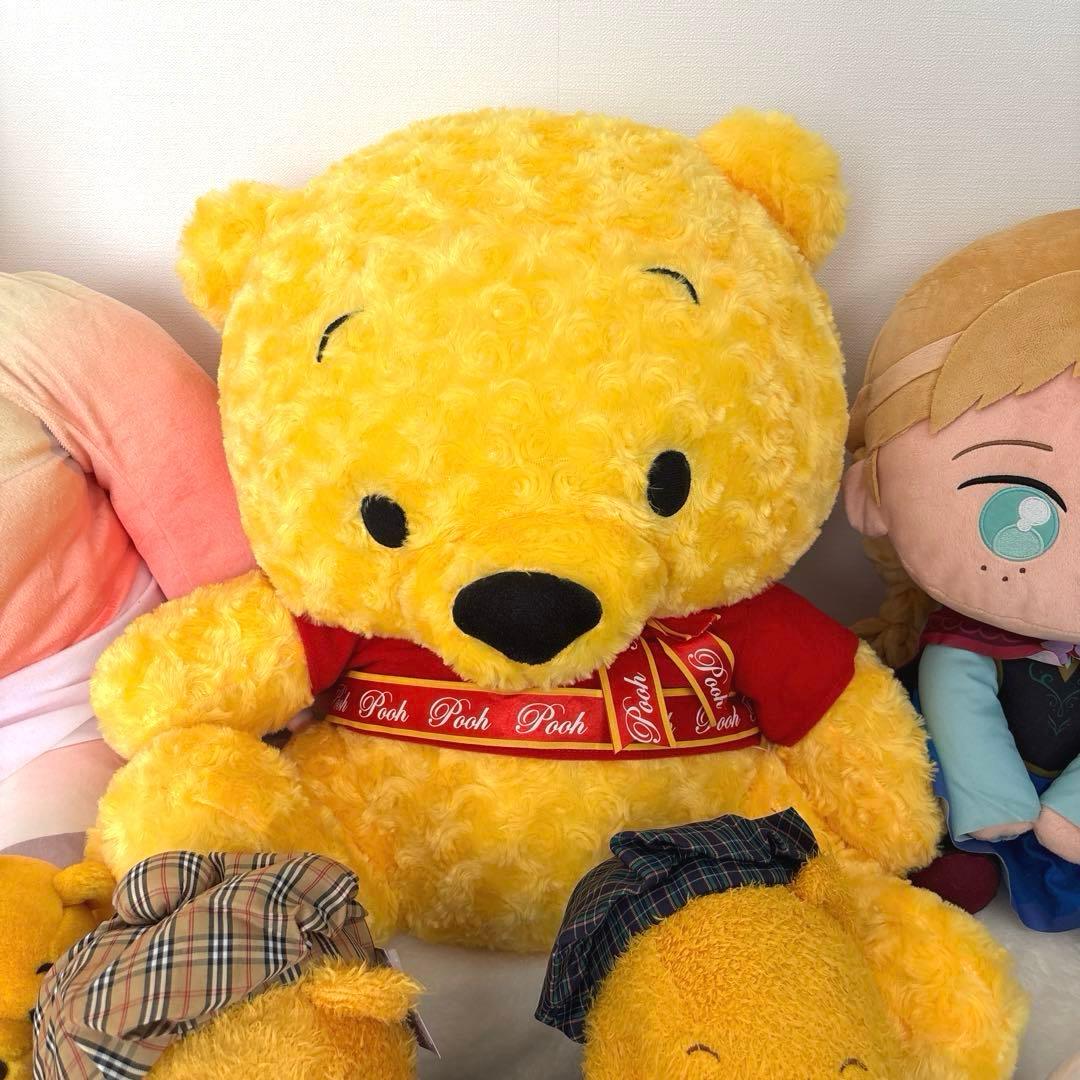 【Disney】キャラクター　ぬいぐるみ　28体まとめ　プーさん　アナ雪　白雪姫