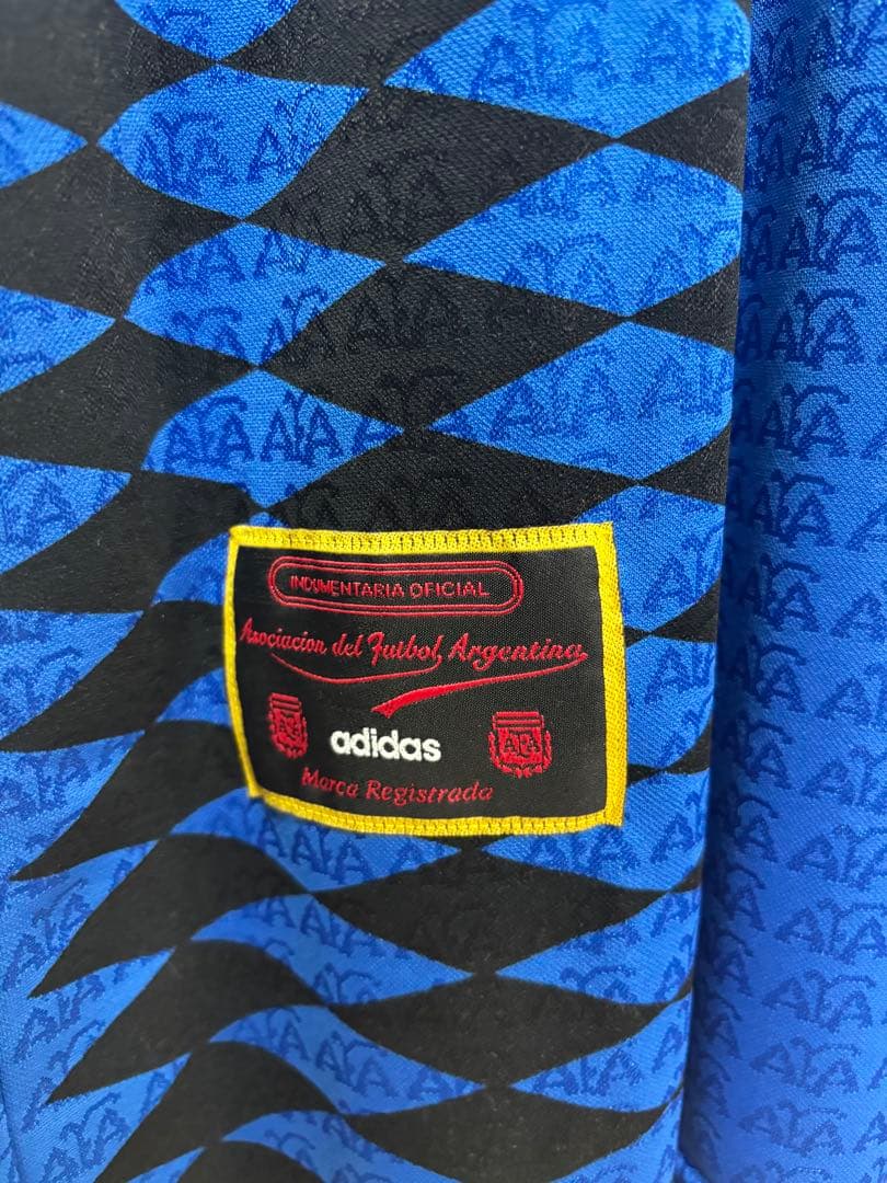 【未使用タグ付き】アルゼンチン代表ユニフォーム94 復刻版2XL