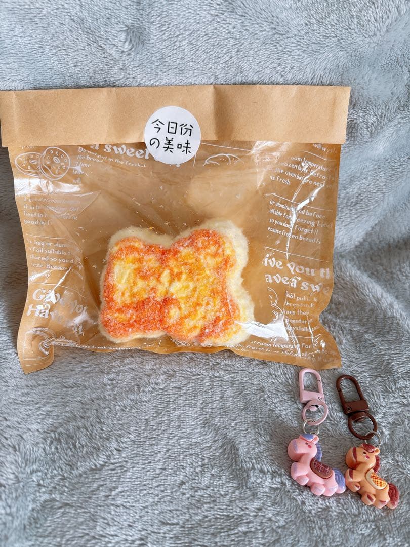DIY Ladodo スクイーズセット　ふわふわパン　粉付き