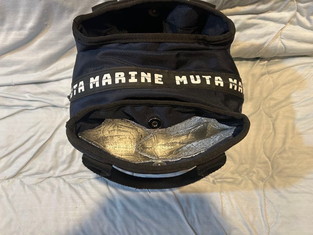 値下げ！　MUTA MARINE 保冷機能付き　カートバッグ　ネイビー