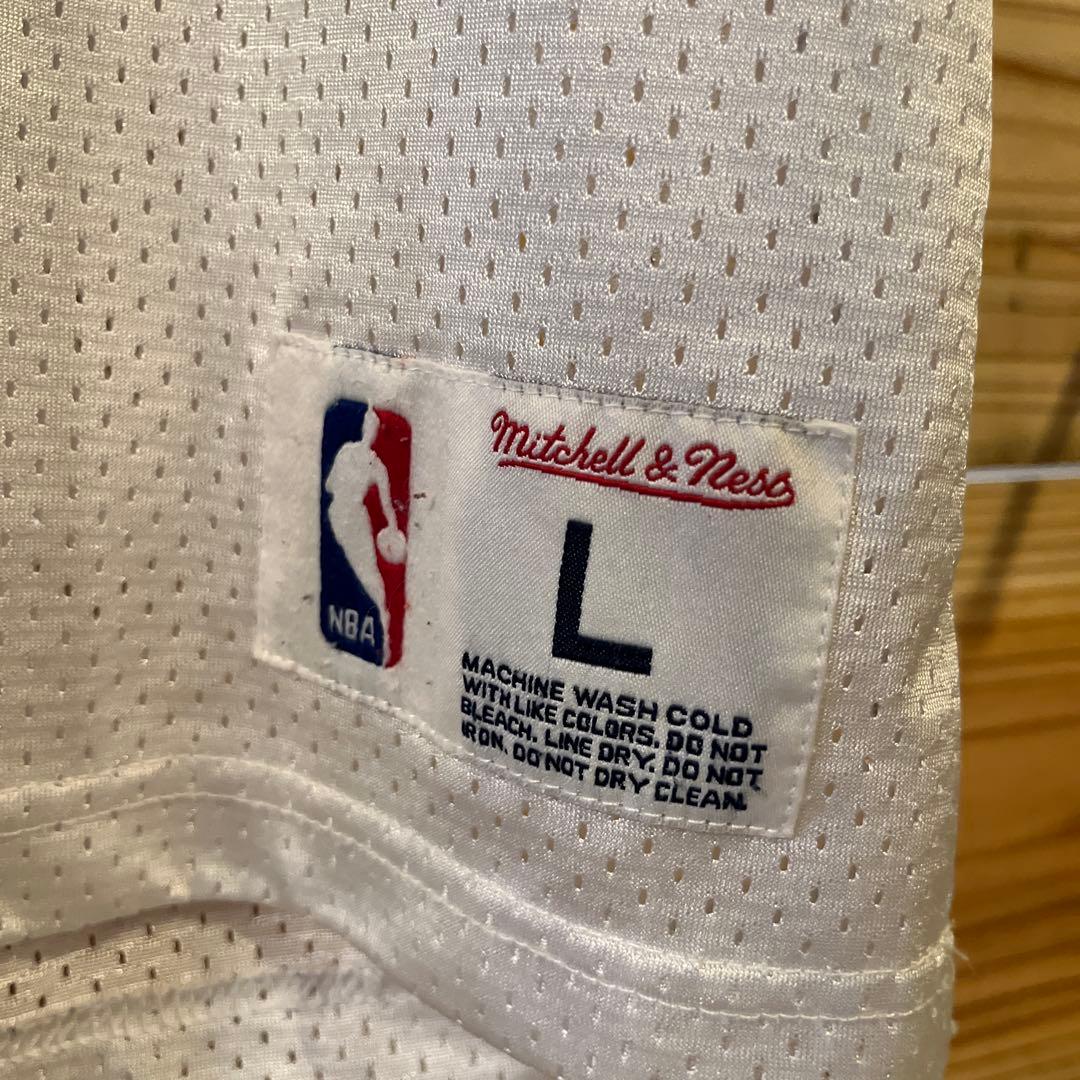 【Mitchell & Ness】NBAブルックリン・ネッツ ゲームシャツ白 L