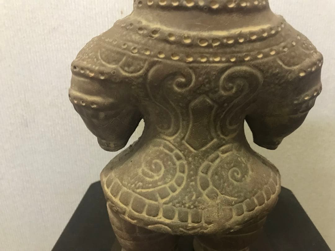 遮光器土偶　素焼き土偶インテリア