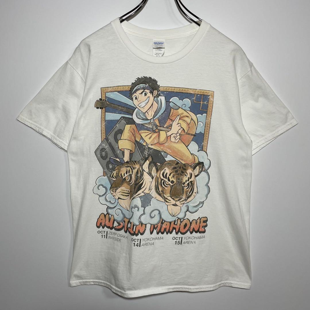 AUSTIN MAHONE オースティンマホーン　Tシャツ　サイズM 希少　古着
