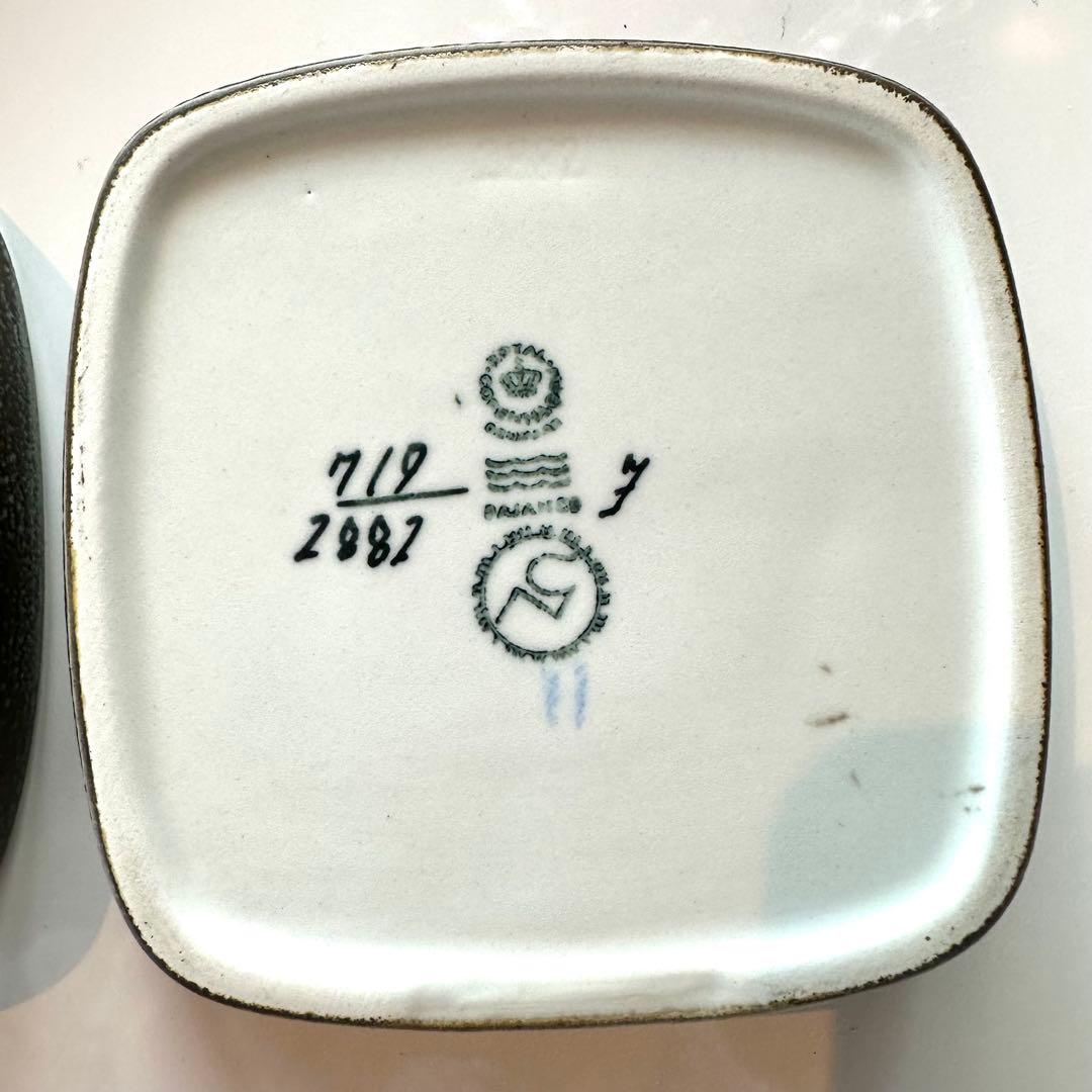 北欧ヴィンテージロイヤルコペンハーゲン バッカトレイ(小）11cm角皿 ③