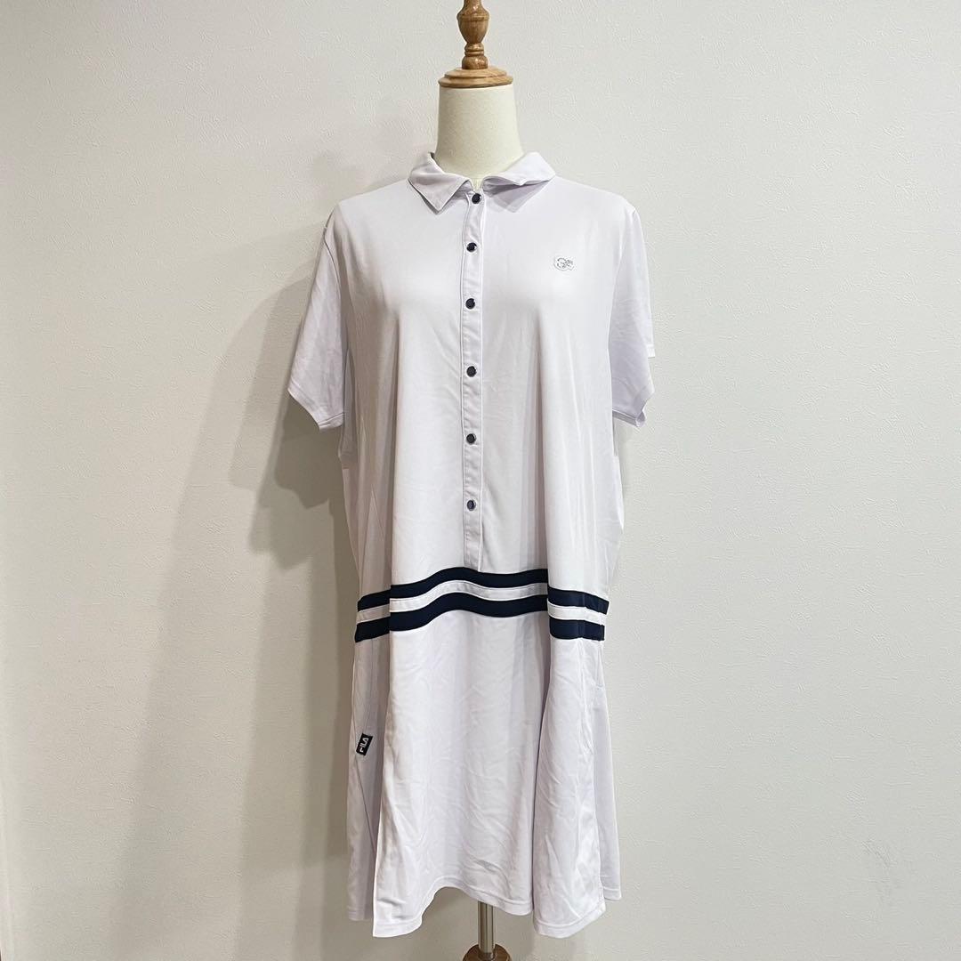 希少サイズ✨FILA GOLF フィラゴルフ レディース 半袖 ワンピース5L