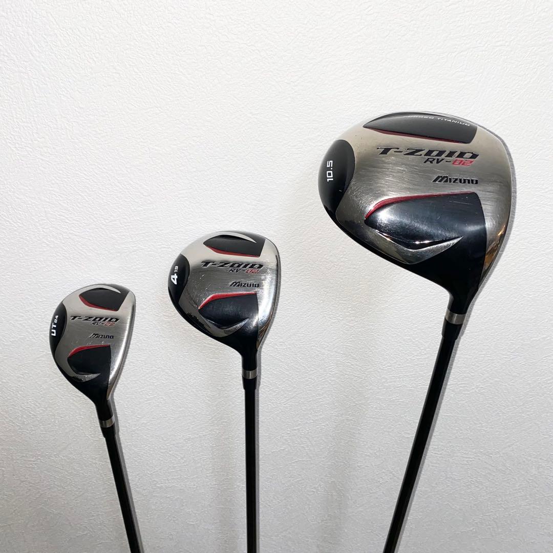 ミズノMizunoゴルフクラブ フルセット☆キャディバッグ付 初心者メンズ 右S