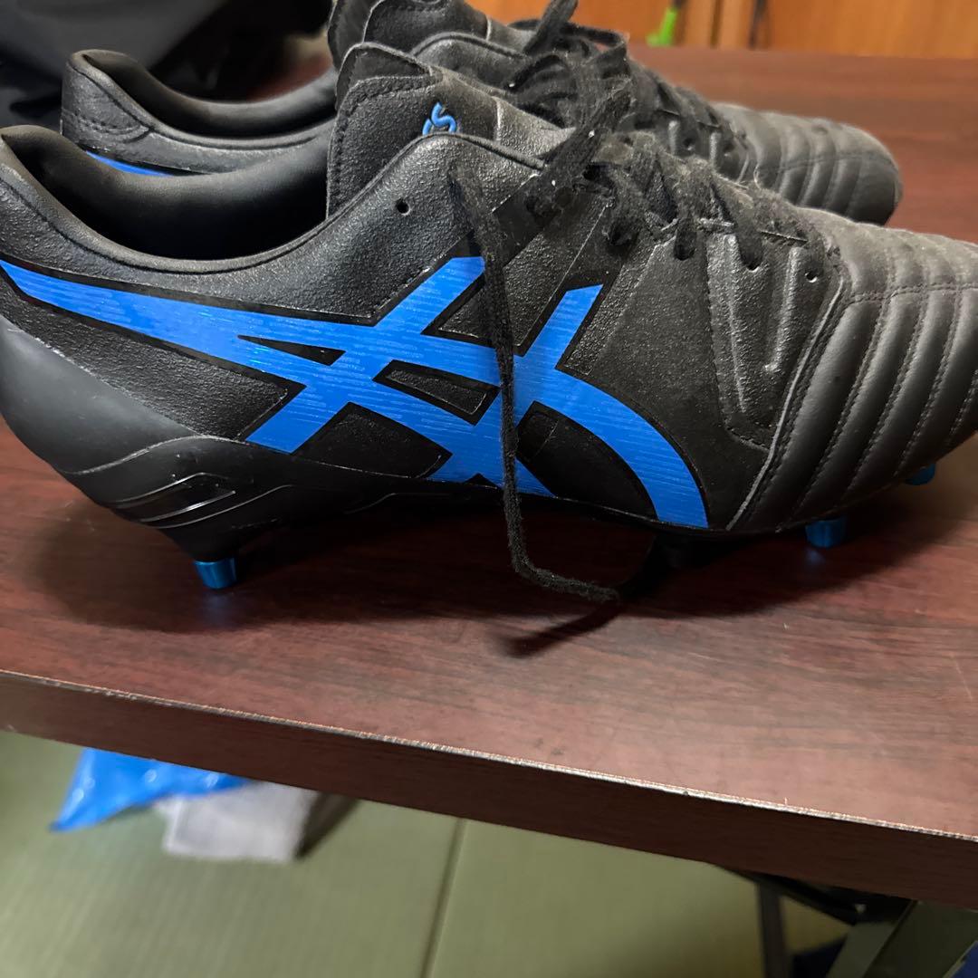 asics ラグビーシューズ ブラック/ブルー