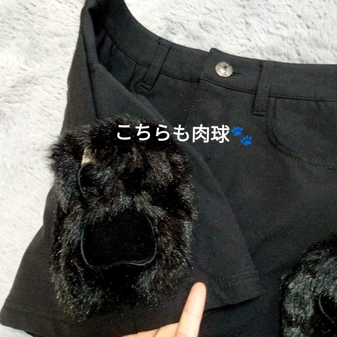 ダンスウィズ♡肉球*ファー♡キュロットスカート♡S　ゴルフ スポーツ
