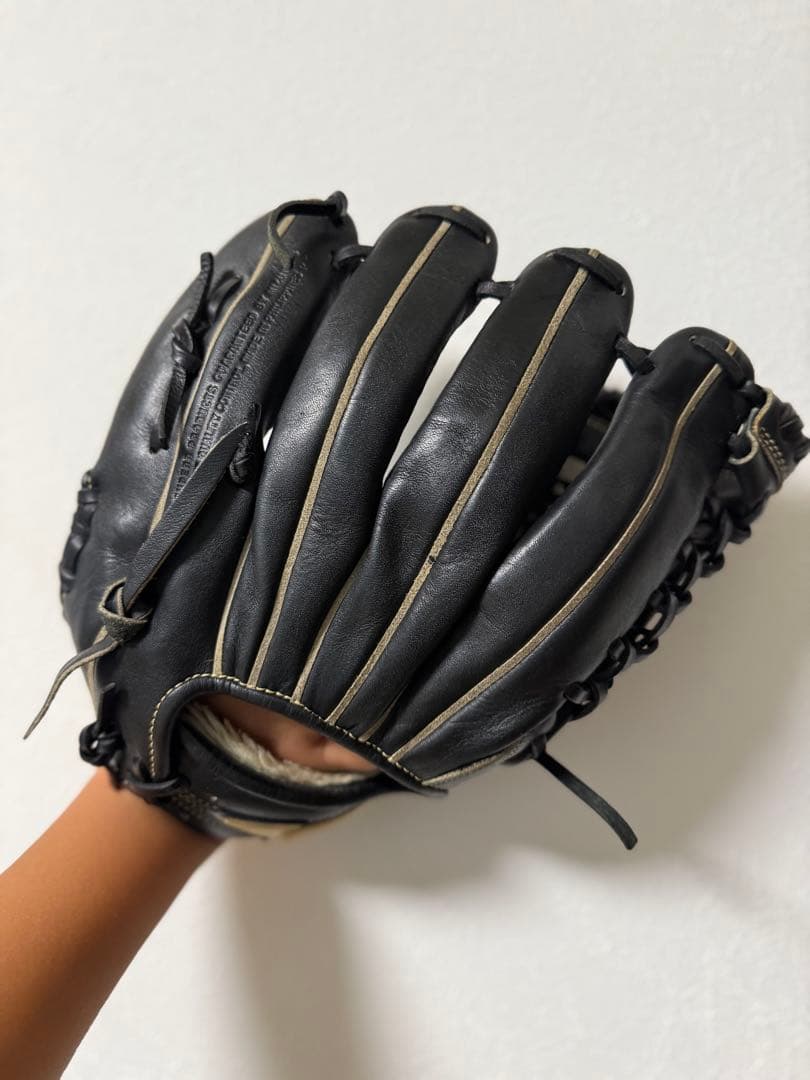 値下げMizuno Global Elite ブラック 軟式グローブ少年用即戦力