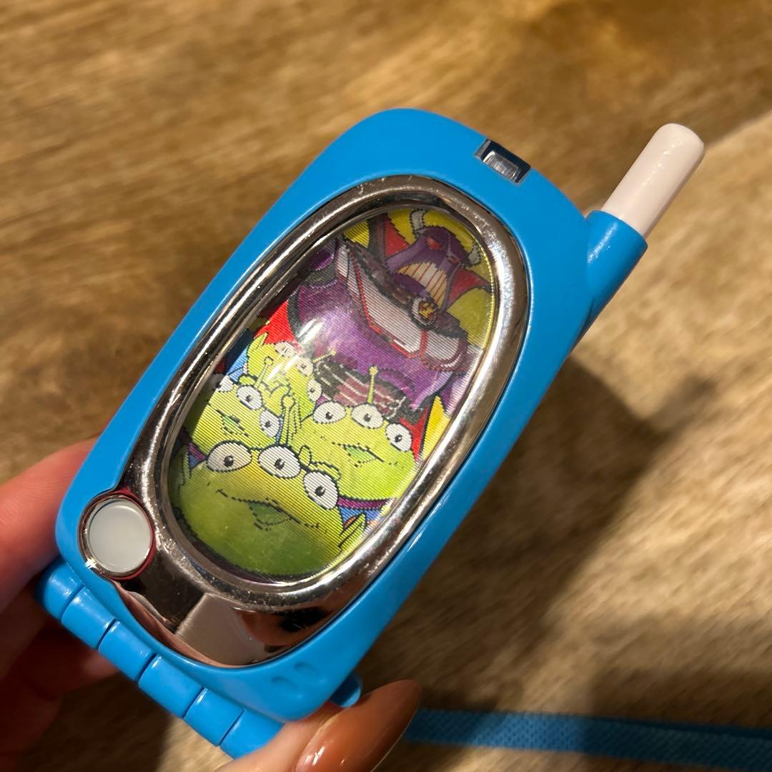 レア バズライトイヤー ガラケー おもちゃ トイストーリー リトルグリーンメン