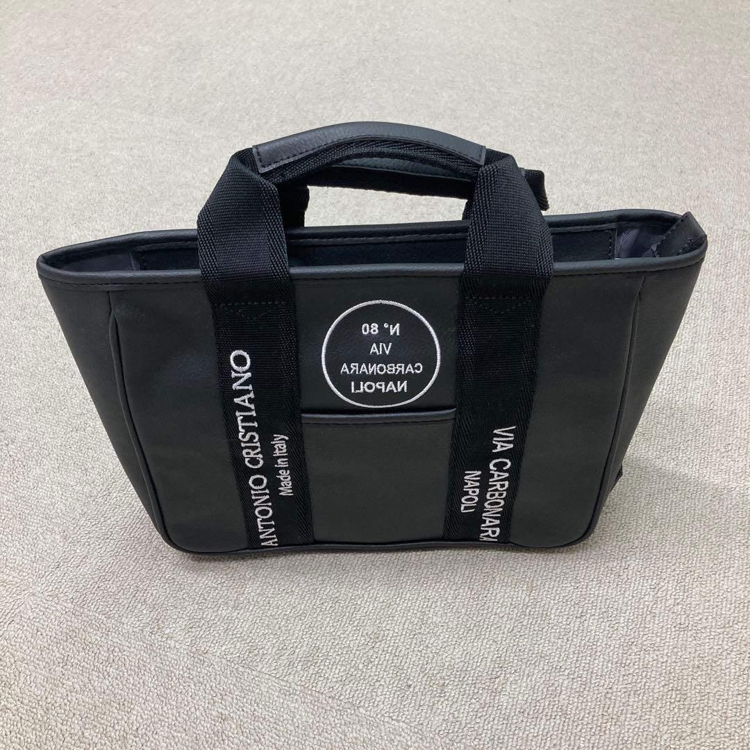 新品　ANTONIO CRISTIANO カートバッグ　ブラック　ゴルフ　メンズ