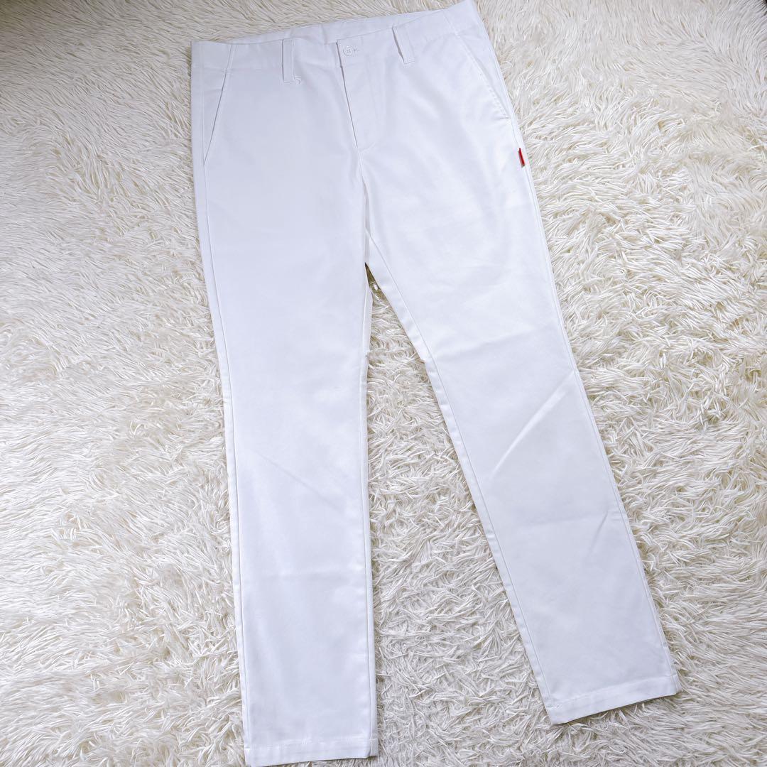 【メンズL⭐️美品 】V12 ヴィトゥエルヴ ゴルフパンツ 白
