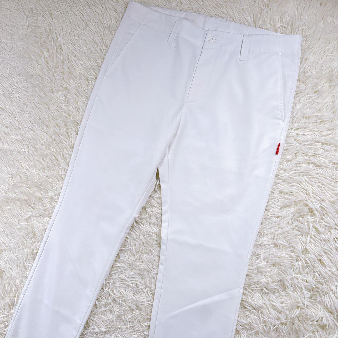 【メンズL⭐️美品 】V12 ヴィトゥエルヴ ゴルフパンツ 白