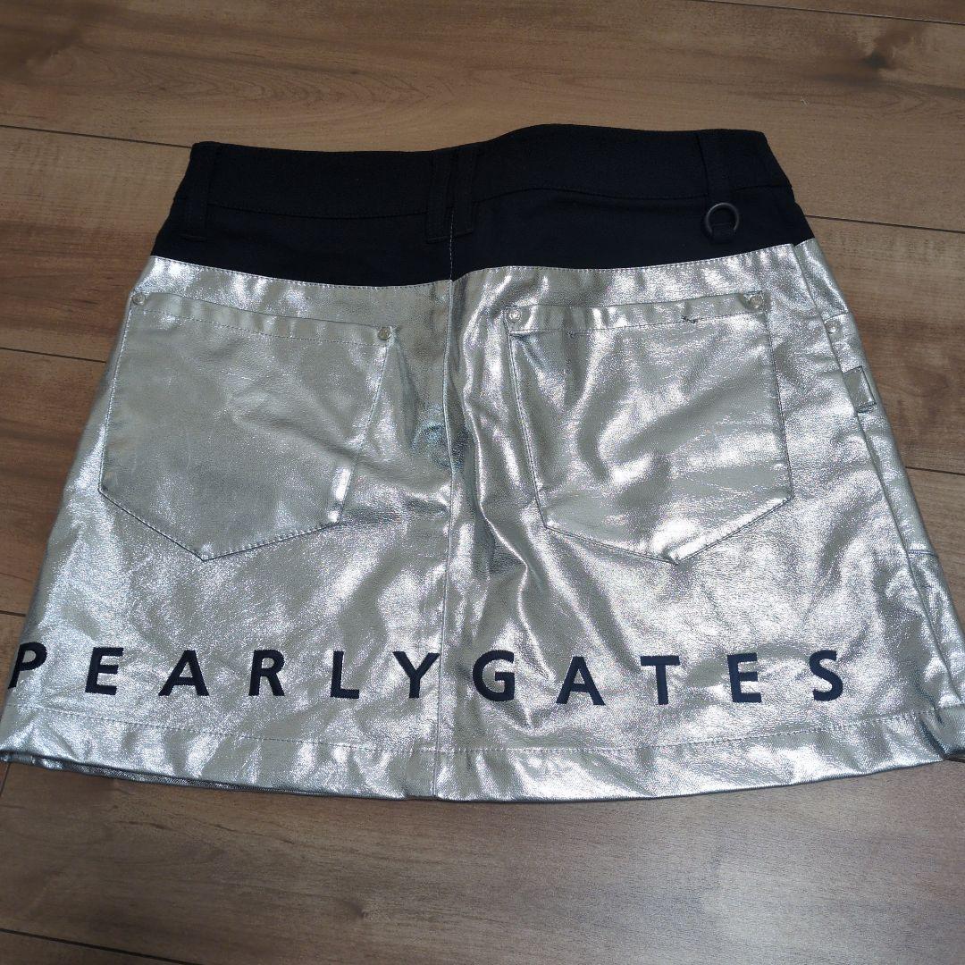 【即日発送】PEARLY GATES メタリックスカート 00サイズ