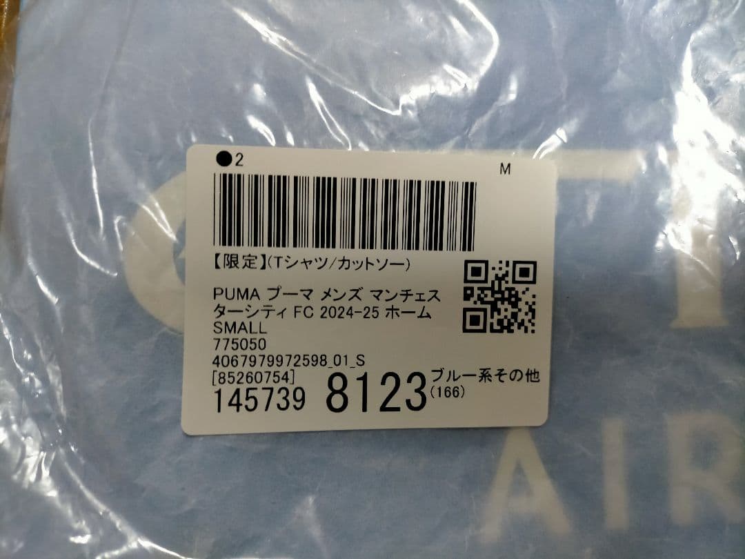 マンチェスターシティ FC 2024-25 オーセンティック ユニフォーム S