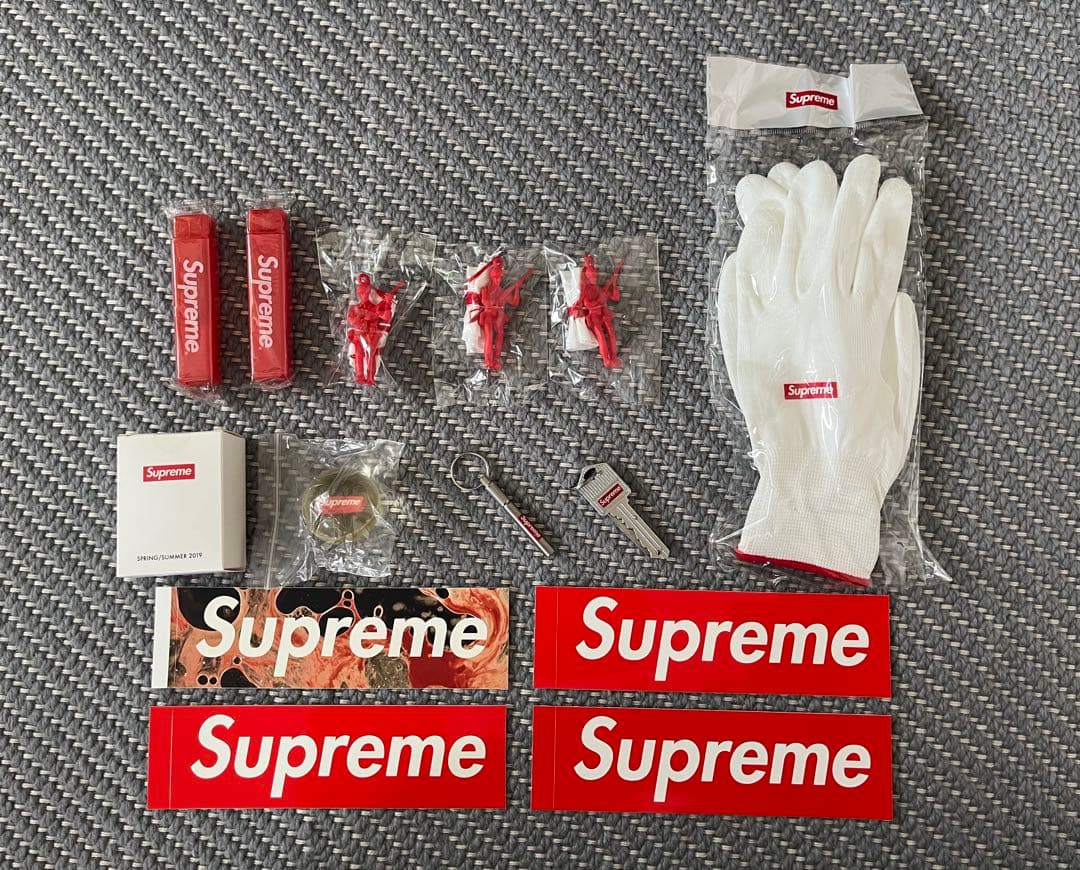 Supreme 小物 ノベルティ ステッカー ボックスロゴ セット
