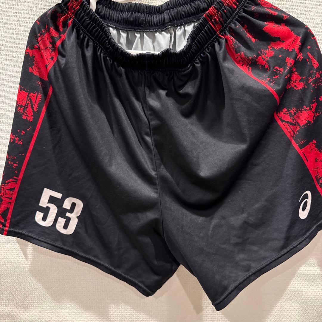 ASICS 日本大学 バレーボールシャツ 53番 上下セット