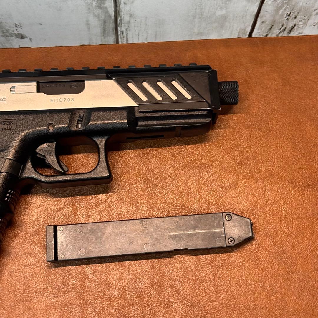 東京マルイ　電ハン　G18C シルバースライド　マウントレイル仕様　【SBD付】