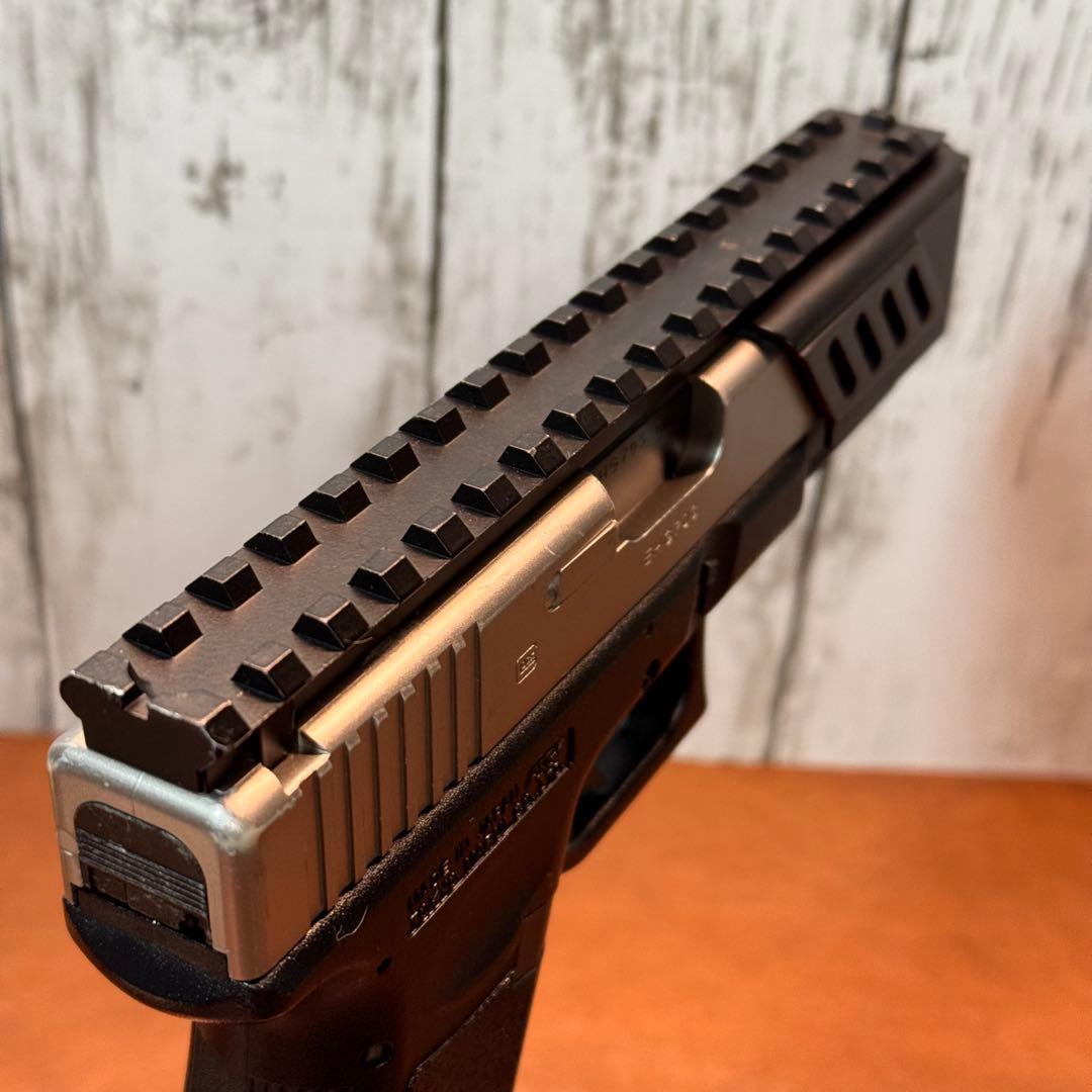 東京マルイ　電ハン　G18C シルバースライド　マウントレイル仕様　【SBD付】