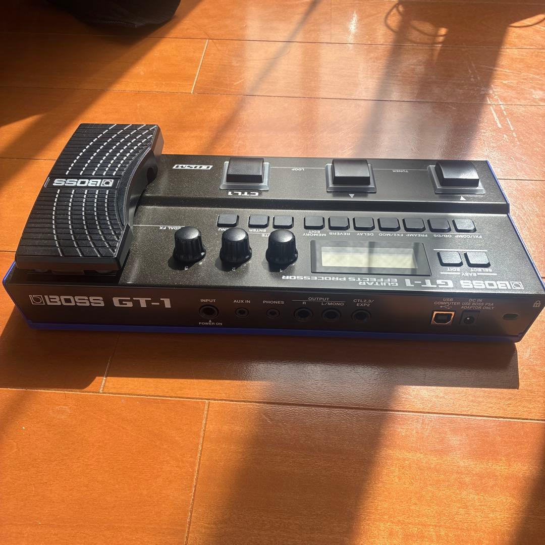 BOSS GT1 ギターエフェクター ACプラグ BOSS GT-1の教科書付