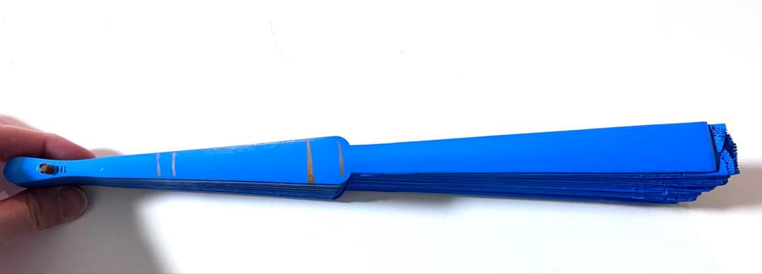 フラメンコアバニコ　花柄　32cm ターゴイズブルー　新品