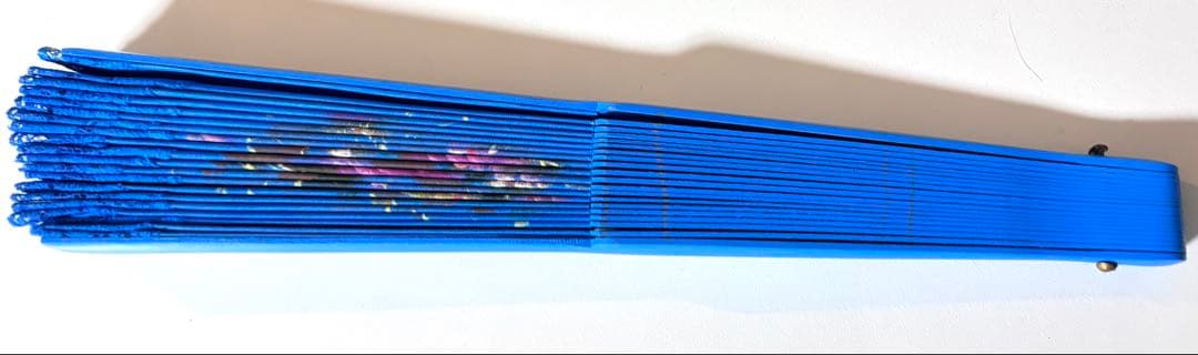 フラメンコアバニコ　花柄　32cm ターゴイズブルー　新品