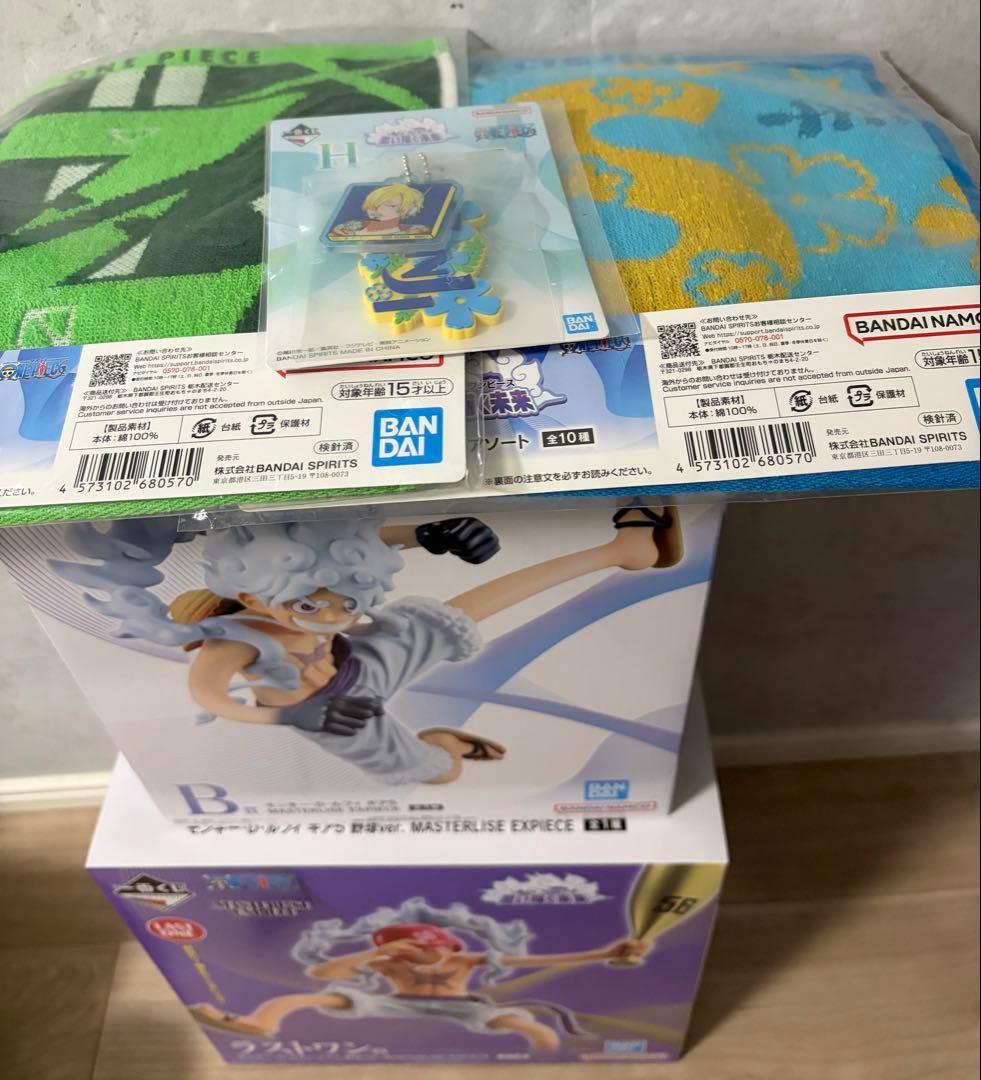 ワンピース　一番くじ　思い描く未来　B賞　ラストワン賞　ルフィ　ニカ　おまけ付