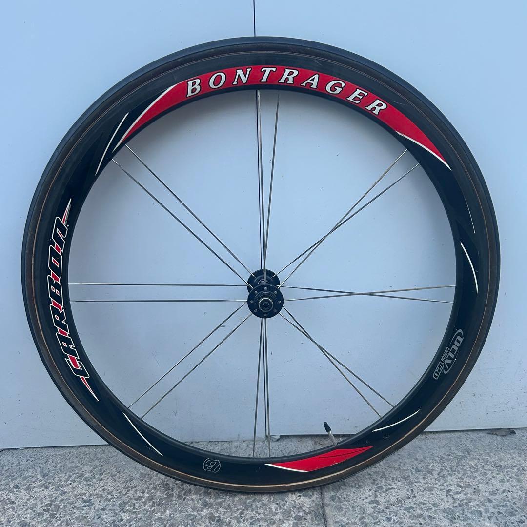 【定価前後23万円】BONTRAGERカーボンホイールCarbon前輪＋タイヤ★