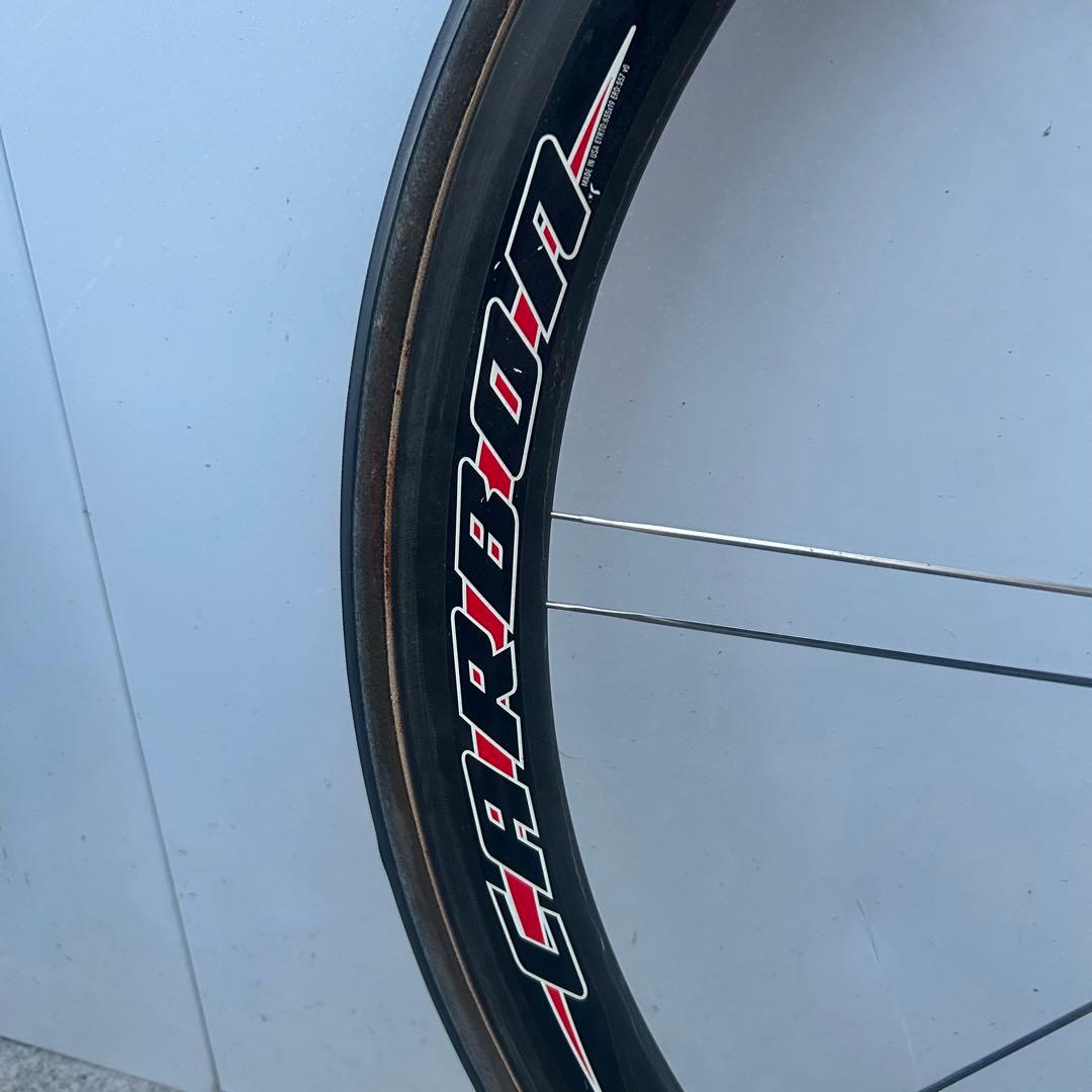 【定価前後23万円】BONTRAGERカーボンホイールCarbon前輪＋タイヤ★